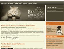 Tablet Screenshot of feline-senses.de